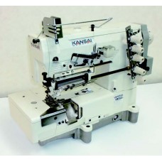 Kansai Special WX-8803EMK 1/4 Промышленная плоскошовная швейная машина с плоской платформой